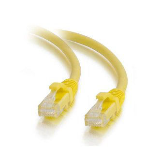 CablesToGo 50ft CAT5E Snagless UTP Cable- Yellow