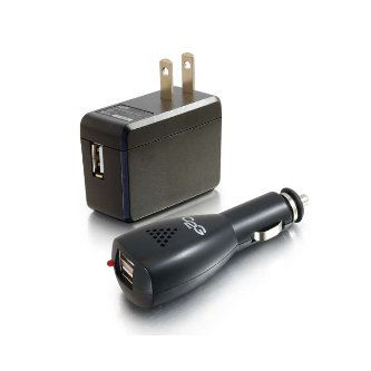 CablesToGo AC AND DC TO USB TRAVEL CHARGER BUNDLE