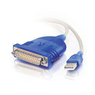 CablesToGo USB TO SERIAL DB25 ADAPTER GREY
