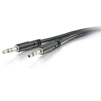 CablesToGo 10ft Slim AUX 3.5mm Male to Male Cable