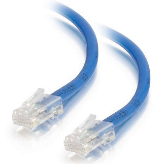 CablesToGo 10FT CAT5E NONBOOTED UTP CABLE-BLU