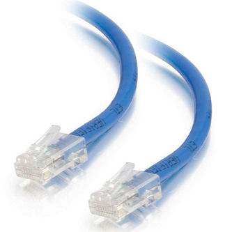 CablesToGo 25FT CAT5E NONBOOTED UTP CABLE-BLU