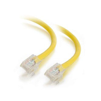 CablesToGo 2' CAT5E ASSEMBLED PATCH CABLEYELLOW
