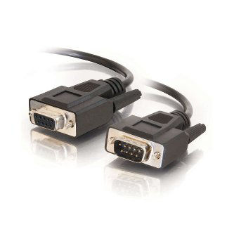 CablesToGo 1ft DB9 M/F ALL LINES EXT CBL-BLK