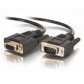 CablesToGo 3ft DB9 M/F ALL LINES EXT CBL-BLK