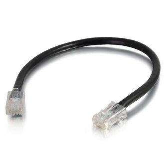 CablesToGo 1FT CAT5E NONBOOTED UTP CABLE-BLK