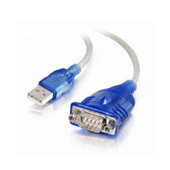CablesToGo USB TO DB9 MALE SERIAL ADAPTERBLUE