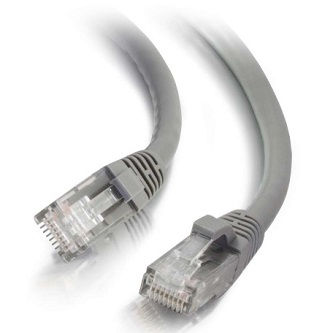 CablesToGo 1ft Cat6 Snagless UTP Ethernet Cbl - Gry