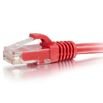 CablesToGo 1FT CAT6 SNAGLESS UTP CABLE-RED