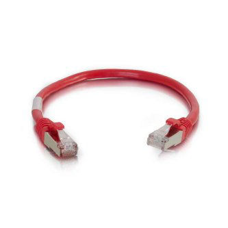 CablesToGo 14ft SHIELD CAT5E MOLDED PATCHCABLE RED