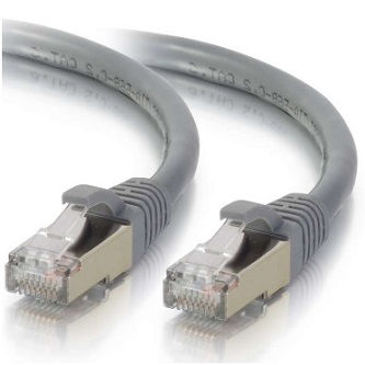 CablesToGo 25FT CAT5E MOLDED STP CABLE-GRY