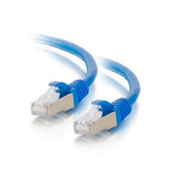 CablesToGo 50ft SHIELD CAT5E MOLDED CBL BLUE