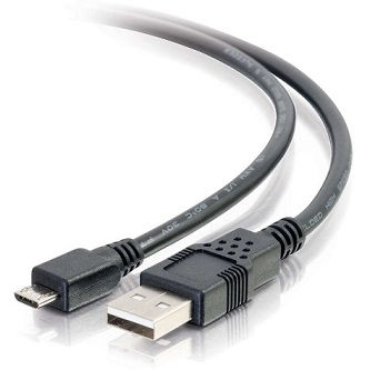 CablesToGo 15FT USB 2.0 A - MicroB Cable M/M - Blk