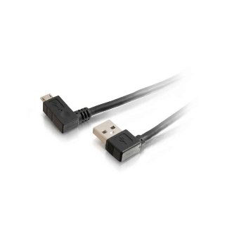 CablesToGo 5M USB 2.0 Right Angled A to Micro B M/M