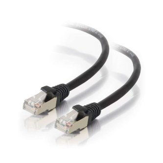 CablesToGo 5FT CAT5E MOLDED STP CABLE-BLK