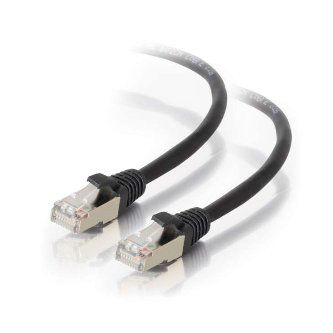 CablesToGo 50FT CAT5E MOLDED STP CABLE-BLK