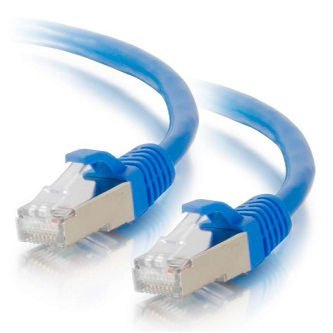CablesToGo 75FT CAT5E MOLDED STP CABLE-BLU