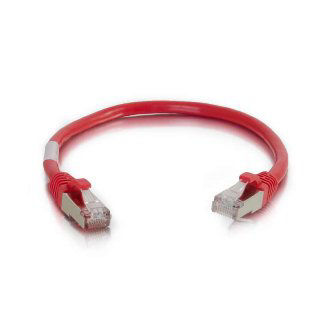 CablesToGo 75ft SHIELD CAT5E MOLDED PATCHCABLE RED