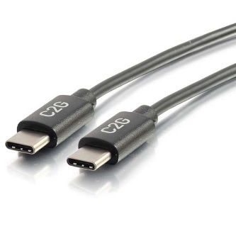 CablesToGo 3ft USB C MALE TO C MALE 2.0 3A