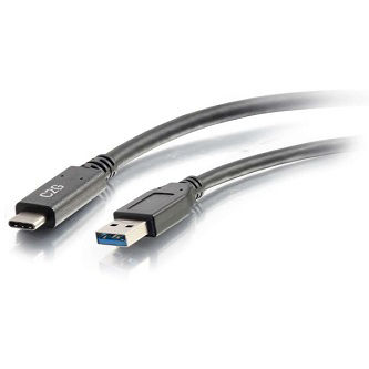 CablesToGo 3ft USB 3.0 USB-C TO USB-A M/M BLK