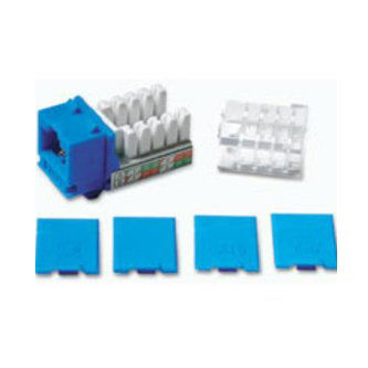 CablesToGo CAT6 90 KEYSTONE JACK BLUE