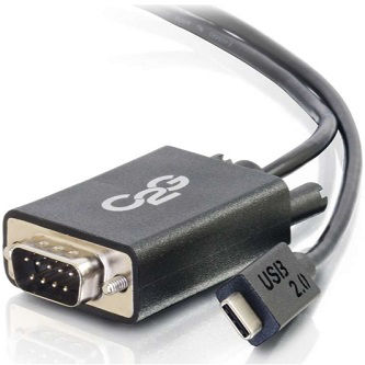 CablesToGo USB-C to DB9 Serial RS232 Adapter Cable