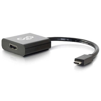 CablesToGo USB C to HDMI Audio Video Adapter Black