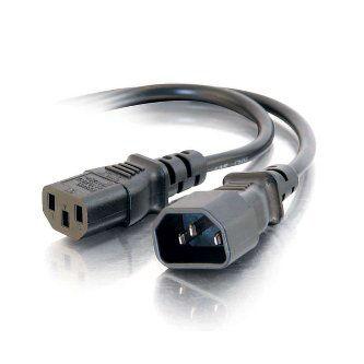 CablesToGo 3ft POWER EXTENSION CORD C13-C14 16AWG