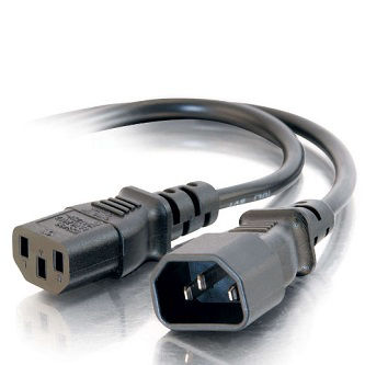 CablesToGo 6ft POWER EXTENSION CORD C13-C14 16AWG