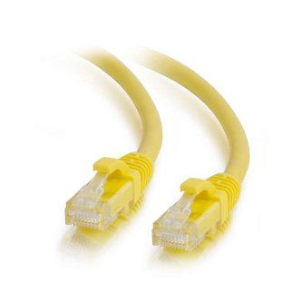 CablesToGo 5' SNAGLESS PATCH CABLE YELLOW