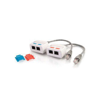CablesToGo RJ45 NETWORK JACK SPLITTER KIT