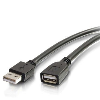 CablesToGo 32ft Plenum USB Active Extension Cable