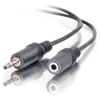 CablesToGo 25FT. 3.5MM STEREO AUDIO EXT. CBL M/F