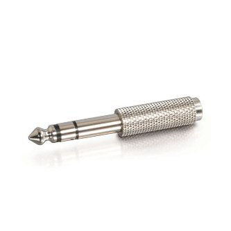 CablesToGo 6.3MM STEREO MALE TO 3.5MM STEREO FEMALE
