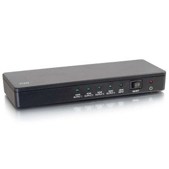 CablesToGo HDMI 4 PORT SPLITTER 4K30 1X4 TAA