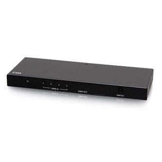 CablesToGo 4-Port HDMI Switch - 4K 60Hz