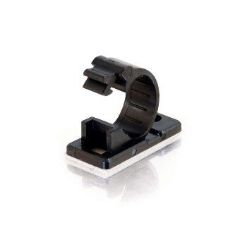 CablesToGo .5in Self-Adhesive Cable Clamp - 50pk