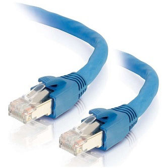 CablesToGo 300ft Cat6 Blue Solid Shielded Patch Cbl