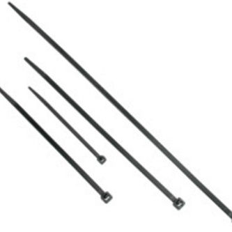 CablesToGo 11.5in RELEASABLE CABLE TIES BLACK 50-PK