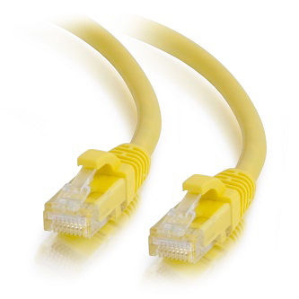 CablesToGo 6ft (1.8m) Cat6a Snagless Unshielded Yel