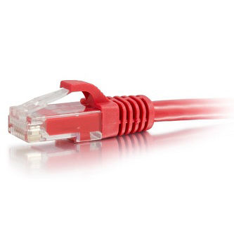 CablesToGo 2FT CAT6A SNAGLESS UTP CABLE-RED