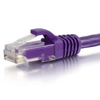 CablesToGo 6IN CAT6A SNAGLESS UTP CABLE-PURPLE