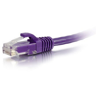 CablesToGo 1FT CAT6A SNAGLESS UTP CABLE-PURPLE