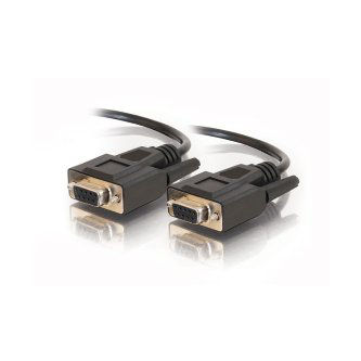 CablesToGo 10' DB9 F/F ALL LINES CABLE BLACK