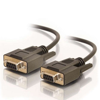 CablesToGo 15ft DB9 F/F NULL MODEM CBL BLK