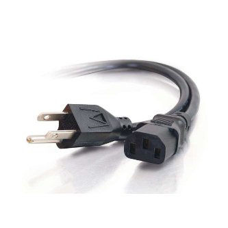 CablesToGo 12' UNIVERSAL POWER CORD C-13TO 5-15P