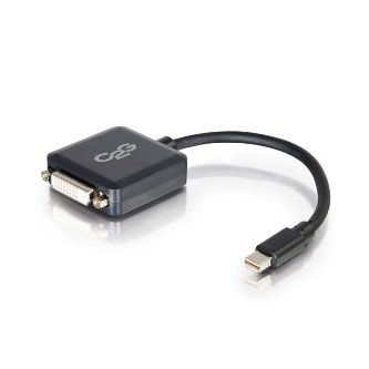CablesToGo 8in C2G Mini DisplayPort M toDVI F BLK