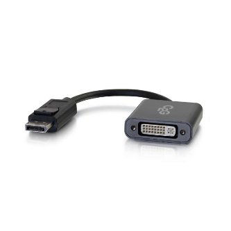 CablesToGo 8in C2G DP M to DVI F ACTIVE 3D 4k BLK