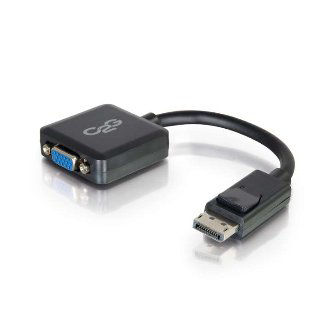CablesToGo 8in C2G DisplayPort M to VGA FBLK