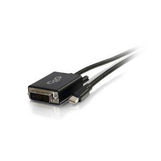 CablesToGo 6ft Mini DisplayPort M to DVI M - Black